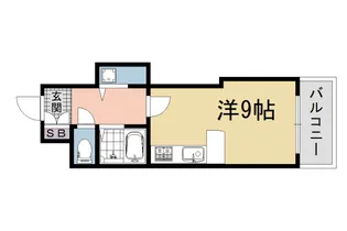 ロイヤルビーブル【1階】の間取り