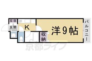 ロイヤルビーブル【208号室】の間取り