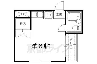 京都府京都市中京区釜座通丸太町下ル桝屋町【マンション】の間取り