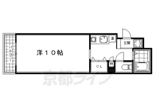 CASA・DE・大橋【503号室】の間取り