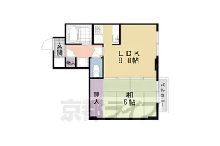 シャトレ・カルム【3階】の間取り