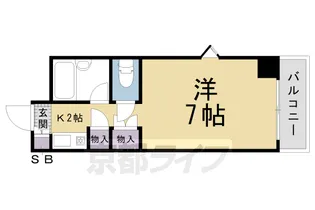 ノアーズアーク京都朱雀【8階】の間取り