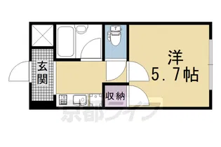 グランタック河原町五条【402号室】の間取り