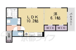 GRAMM深草 South【1階】の間取り