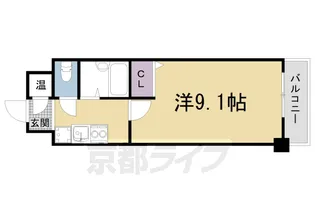 ドミトリィ御池【2階】の間取り