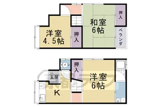 京都府京都市伏見区景勝町【一戸建】の間取り