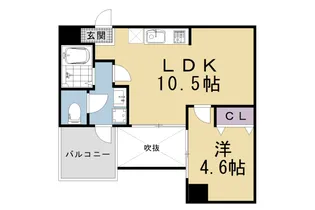 メゾンf【303号室】の間取り