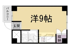 京都府京都市中京区東洞院姉小路上ル笹屋町【マンション】の間取り