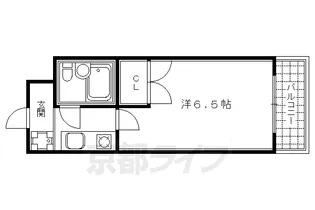 第17長栄シャルマン四条大宮壱番館【3階】の間取り
