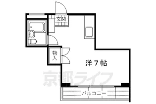 松井マンション【5-A号室】の間取り