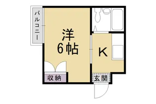 ハイツみやび【402号室】の間取り