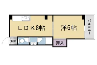 柳風館【202号室】の間取り