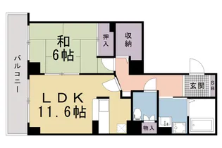 さくら西陣【201号室】の間取り