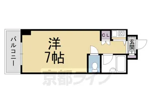 ノアーズアーク京都五条【603号室】の間取り