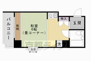 京都府京都市中京区堺町通御池下ル丸木材木町【マンション】の間取り