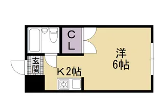 マンションラーク【205号室】の間取り