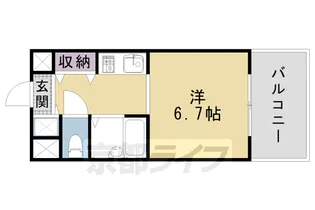 京都府京都市中京区堺町通六角下ル甲屋町【マンション】の間取り
