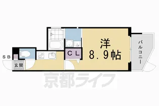 プライベートレジデンス出町柳【1階】の間取り