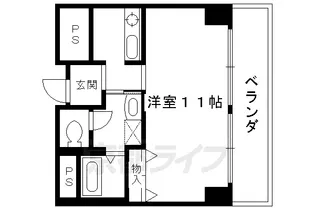 シティパル【3階】の間取り