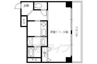 シティパル【3階】の間取り