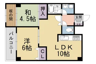 エイブル創久五条大宮【4階】の間取り