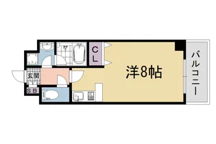 エイブル創久五条大宮【3階】の間取り