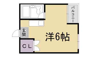 京都府京都市下京区二人司町【マンション】の間取り
