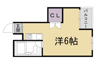 京都府京都市下京区二人司町【マンション】の間取り