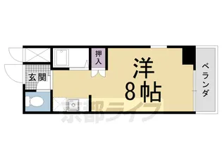 エトワール四条【203号室】の間取り