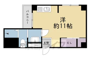 FORCE NISHIKI【4階】の間取り