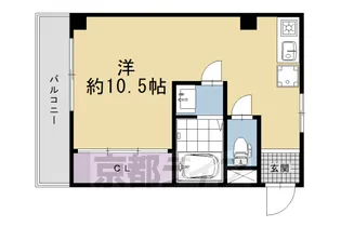 FORCE NISHIKI【5階】の間取り