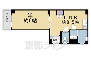 FORCE NISHIKI【3階】の間取り