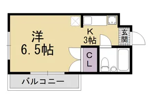京都府京都市下京区松原通麩屋町東入ル石不動之町【マンション】の間取り