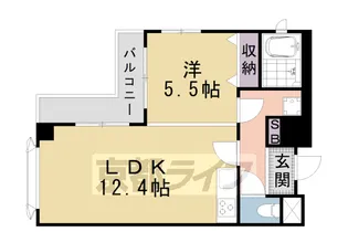 ロイヤルコート柳馬場【301号室】の間取り