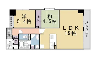 フォルム五条西洞院【5階】の間取り