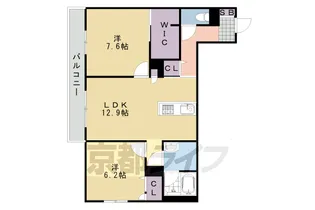 シャーメゾン木村【205号室】の間取り