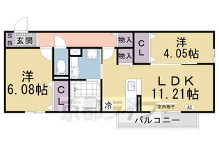 ソラーレ善【2階】の間取り