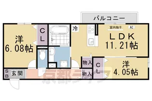 ソラーレ善【2階】の間取り