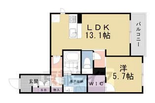 シャーメゾンSAITO【303号室】の間取り
