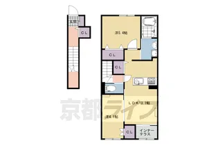 ウェルス ガーデン【203号室】の間取り