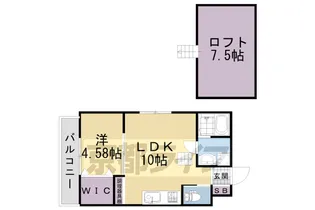 Noah桃山城前【203号室】の間取り