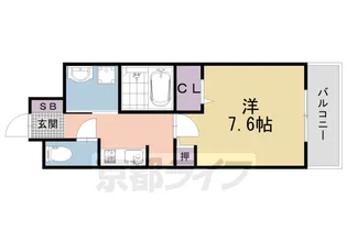 キューポスメゾン【2階】の間取り