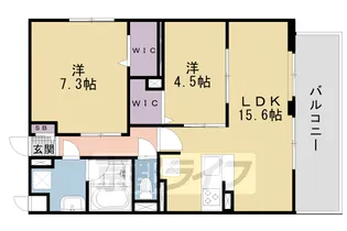 グランジェ リサーチパーク イースト【3階】の間取り