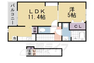 ラッフィナート【202号室】の間取り