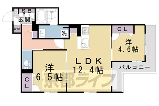 シャーメゾン エクセル【205号室】の間取り