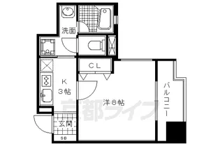 SUMIKA六角高倉【9階】の間取り