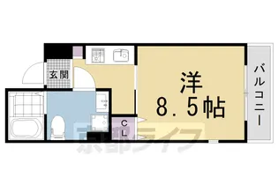 京都府京都市北区大将軍川端町【マンション】の間取り