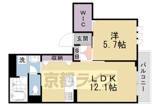 シャーメゾン 多藪【201号室】の間取り