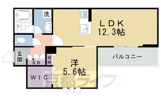 シャーメゾン 多藪【202号室】の間取り