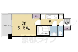 プレサンス THE KYOTO 新町通【3階】の間取り